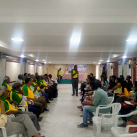 President Saravanan addressing 35 Students from School Of Planning & Architecture , Bhopal